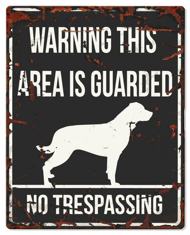 D&D - Waarschuwingsbord Square Rottweiler (zwart)