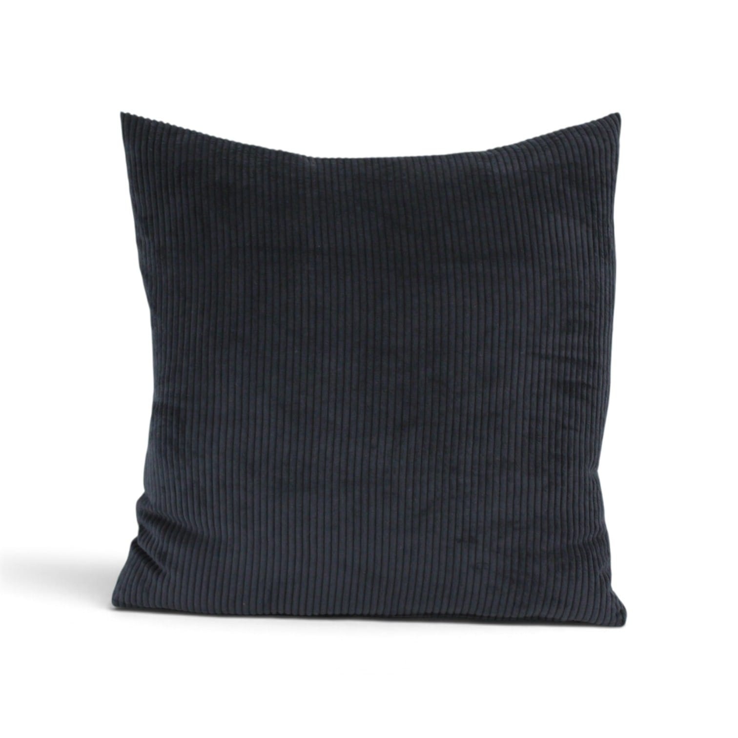 Dog's Companion® Zwart soft ribcord sierkussen 45x45 cm