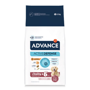 Advance Vitality Senior Maxi met kip en rijst hondenvoer 12 kg