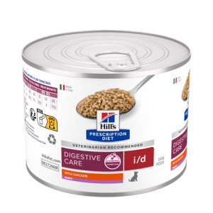 Hill's Prescription Diet Puppy I/D Digestive Care nat hondenvoer met kip blik 1 tray (12 x 200 g)
