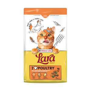 Versele-Laga Lara Adult kip met kalkoen kattenvoer 2 x 7 kg