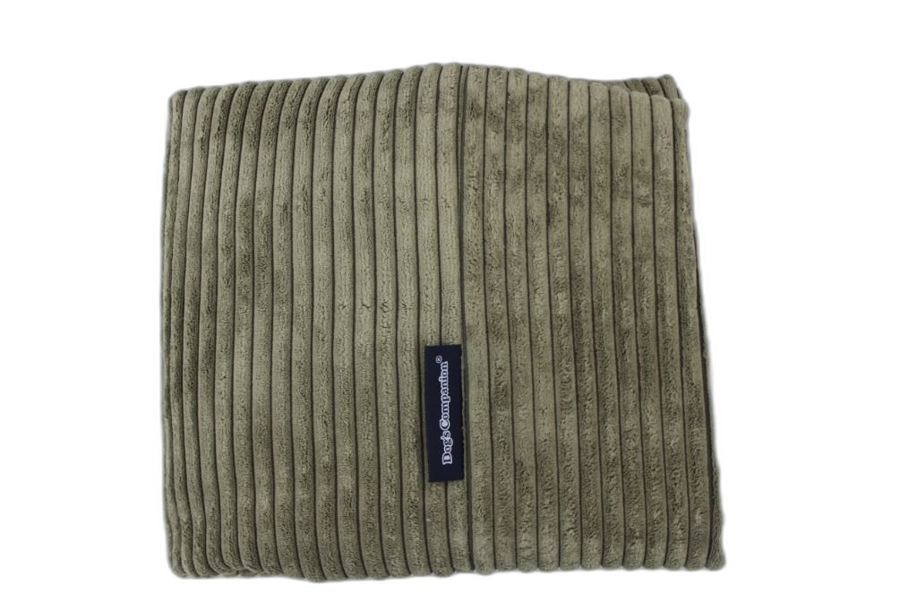 Dog's Companion® Hoes hondenbed olive giant ribcord extra small