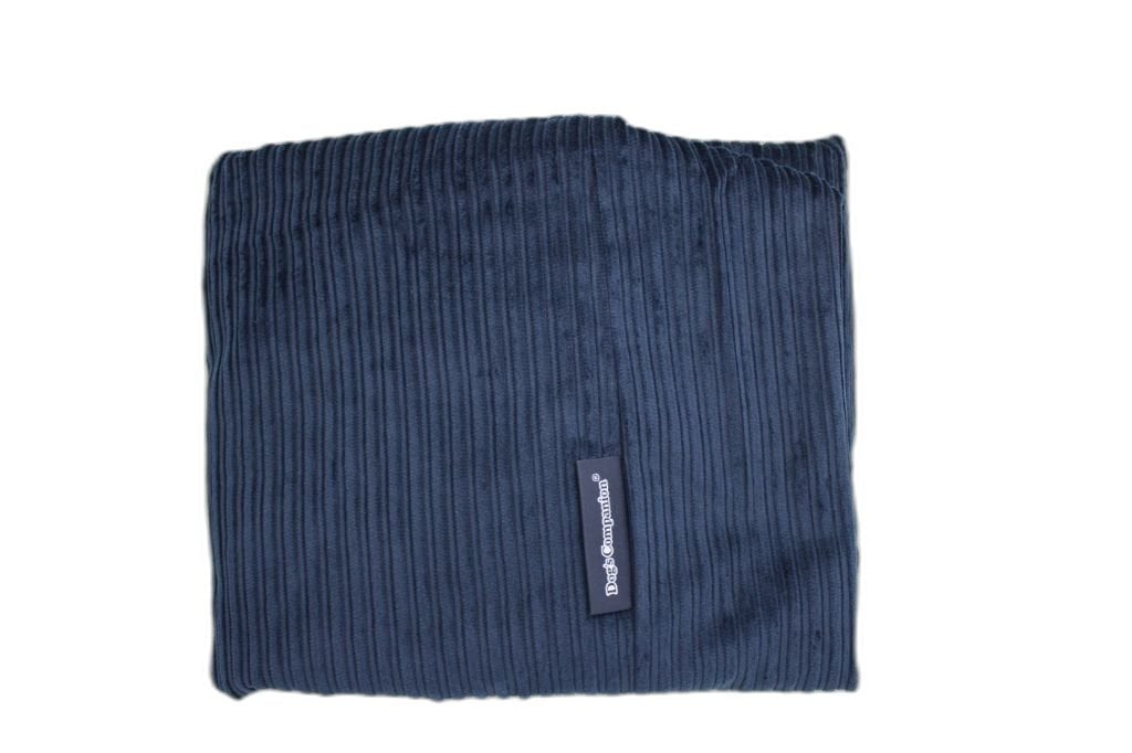 Dog's Companion® Hoes hondenbed donkerblauw double ribcord superlarge