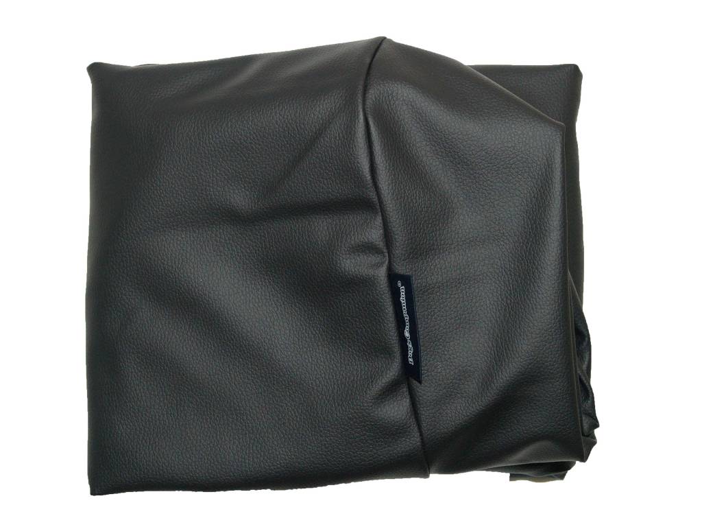 Dog's Companion® Hoes hondenbed zwart leather look small
