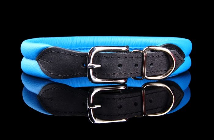 Leren hondenhalsband soft
