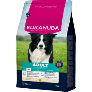 Eukanuba Adult Medium kip hondenvoer 15 + 3 kg