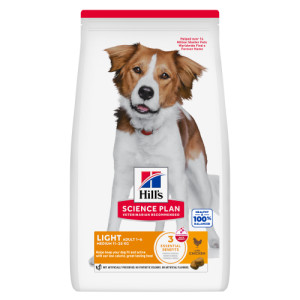 Hill's Adult Light Medium met kip hondenvoer 2,5 kg
