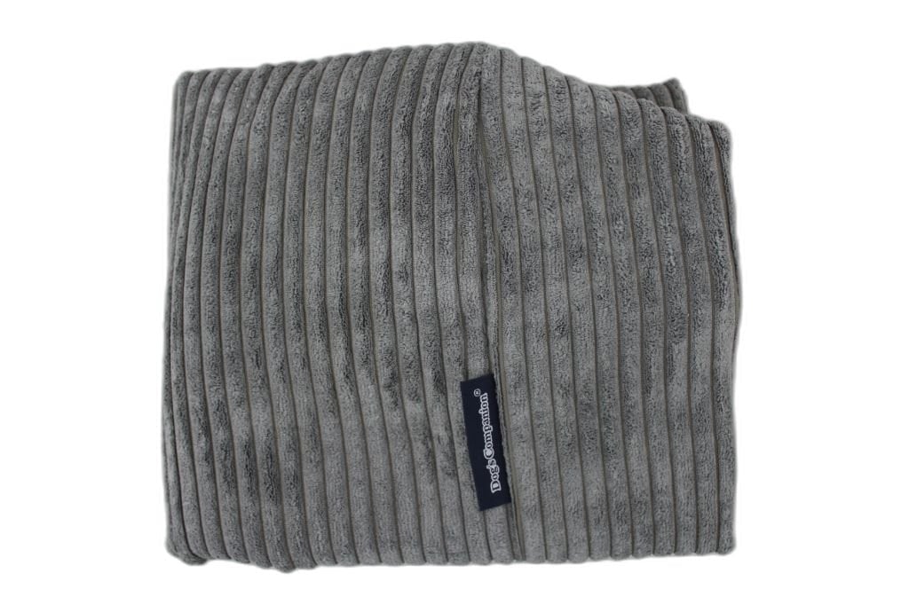 Dog's Companion® Hoes hondenbed muisgrijs giant ribcord small