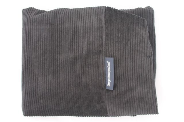 Dog's Companion® Hoes hondenbed zwart ribcord extra small