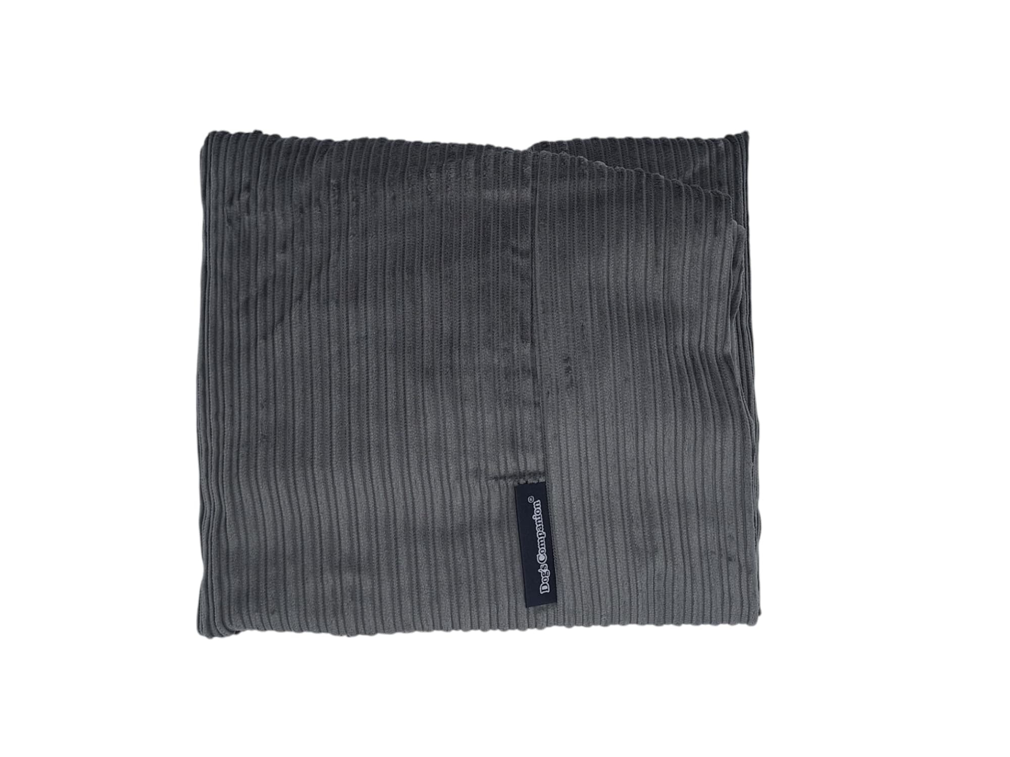Dog's Companion® Hoes hondenbed muisgrijs double ribcord small