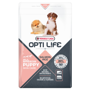 Opti Life Puppy Skin Care All Breeds hondenvoer 2 x 2,5 kg