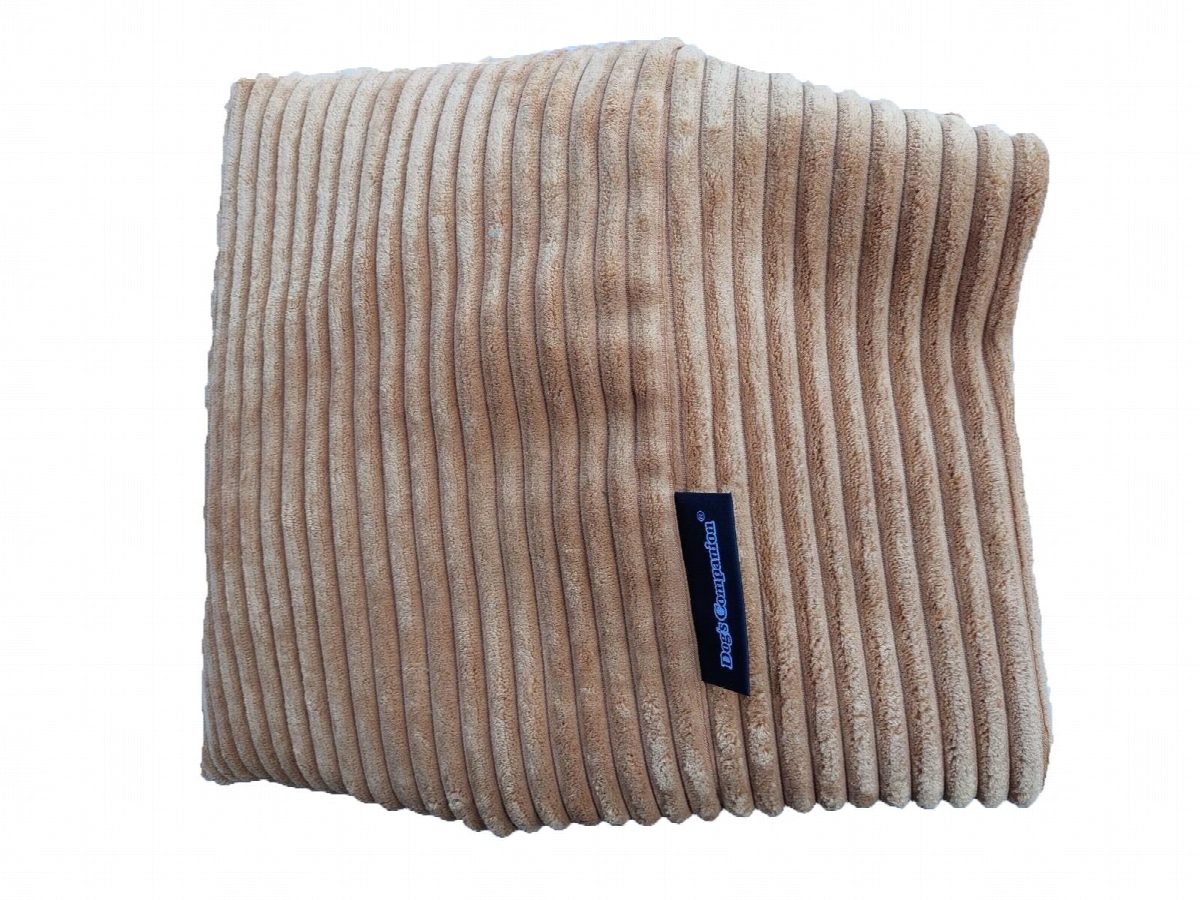 Dog's Companion® Hoes hondenbed camel giant ribcord large