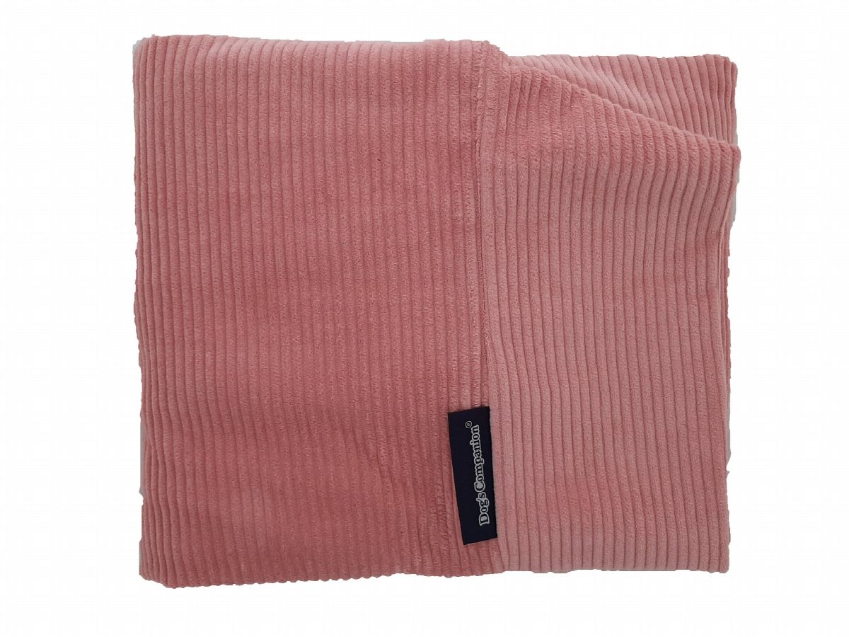 Dog's Companion® Hoes hondenbed oud roze ribcord extra small
