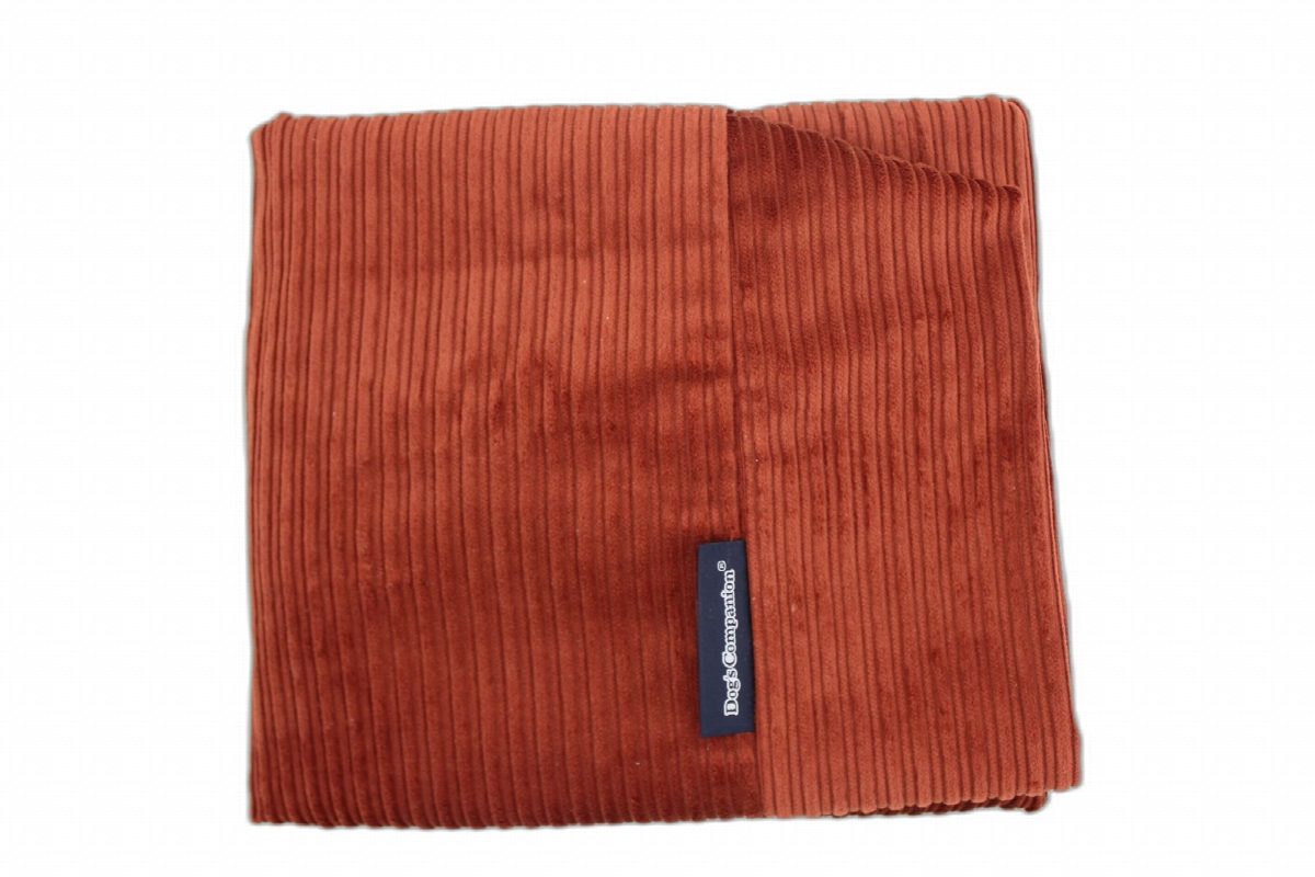 Dog's Companion® Hoes hondenbed brique double ribcord