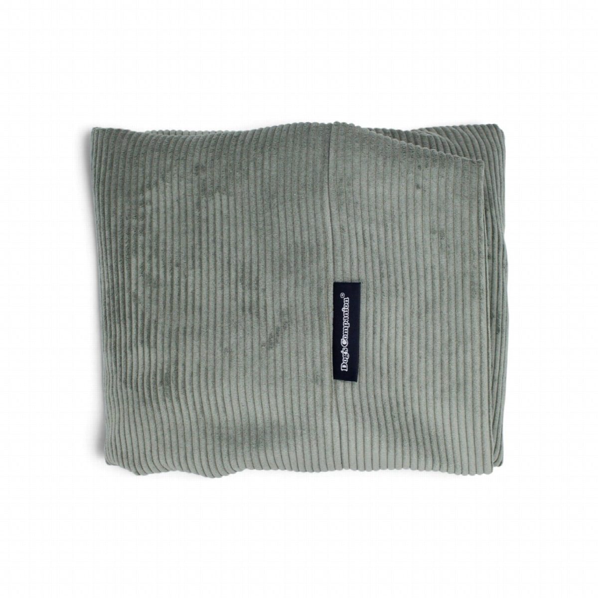 Dog's Companion® Hoes hondenkussen sage green soft ribcord