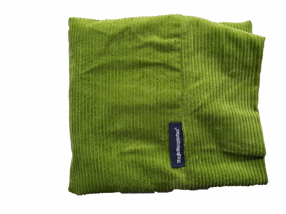 Dog's Companion® Hoes hondenbed appelgroen ribcord extra small