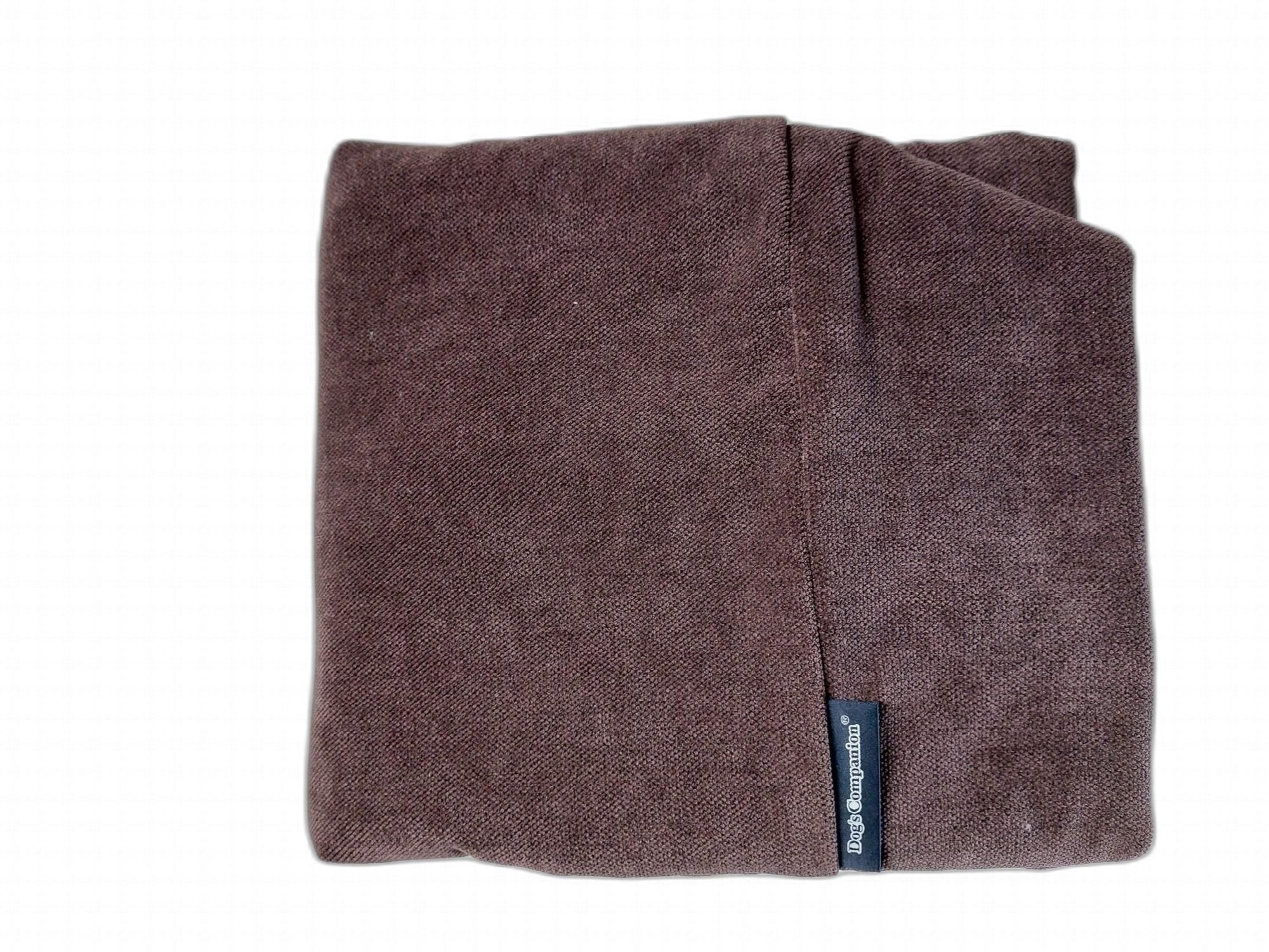 Dog's Companion® Hoes hondenbed soft brown chenille velvet extra small
