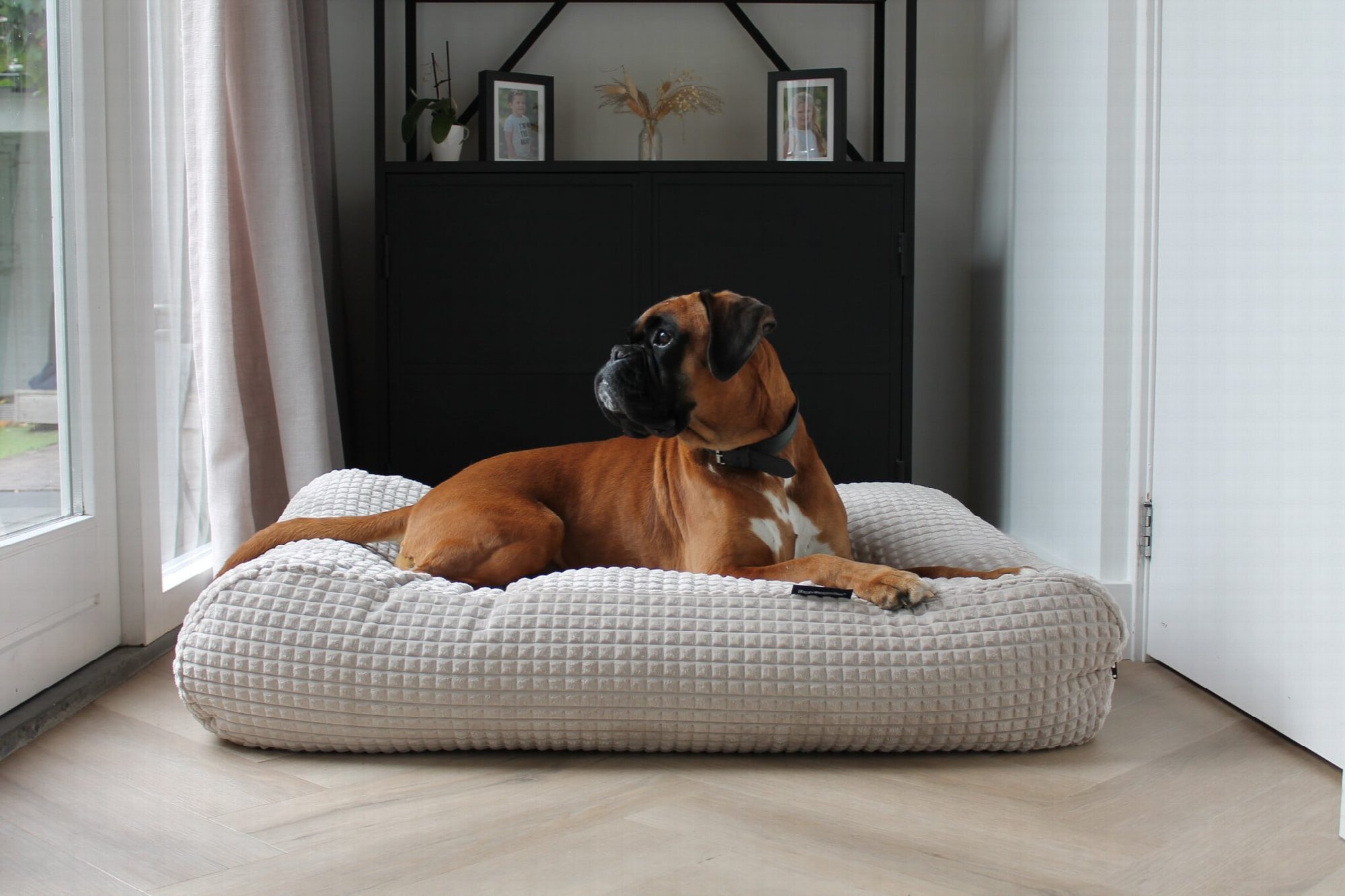 Dog's Companion® Hondenbed little square soft sand
