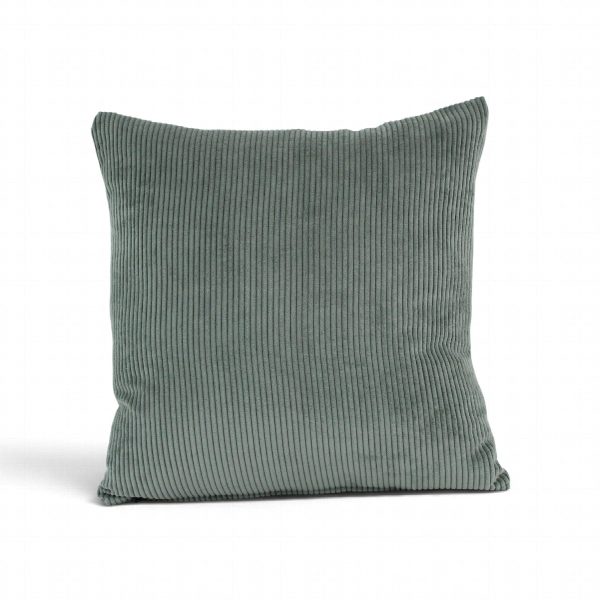 Dog's Companion® Sage green soft ribcord sierkussen 45x45 cm
