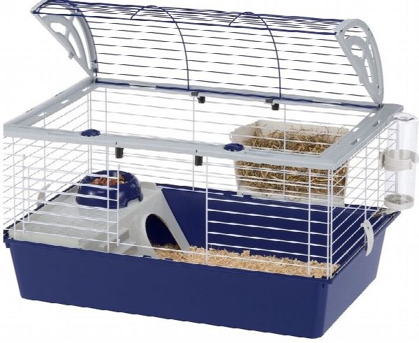 Ferplast - Konijnenkooi Casita 100 Gabbia Blauw